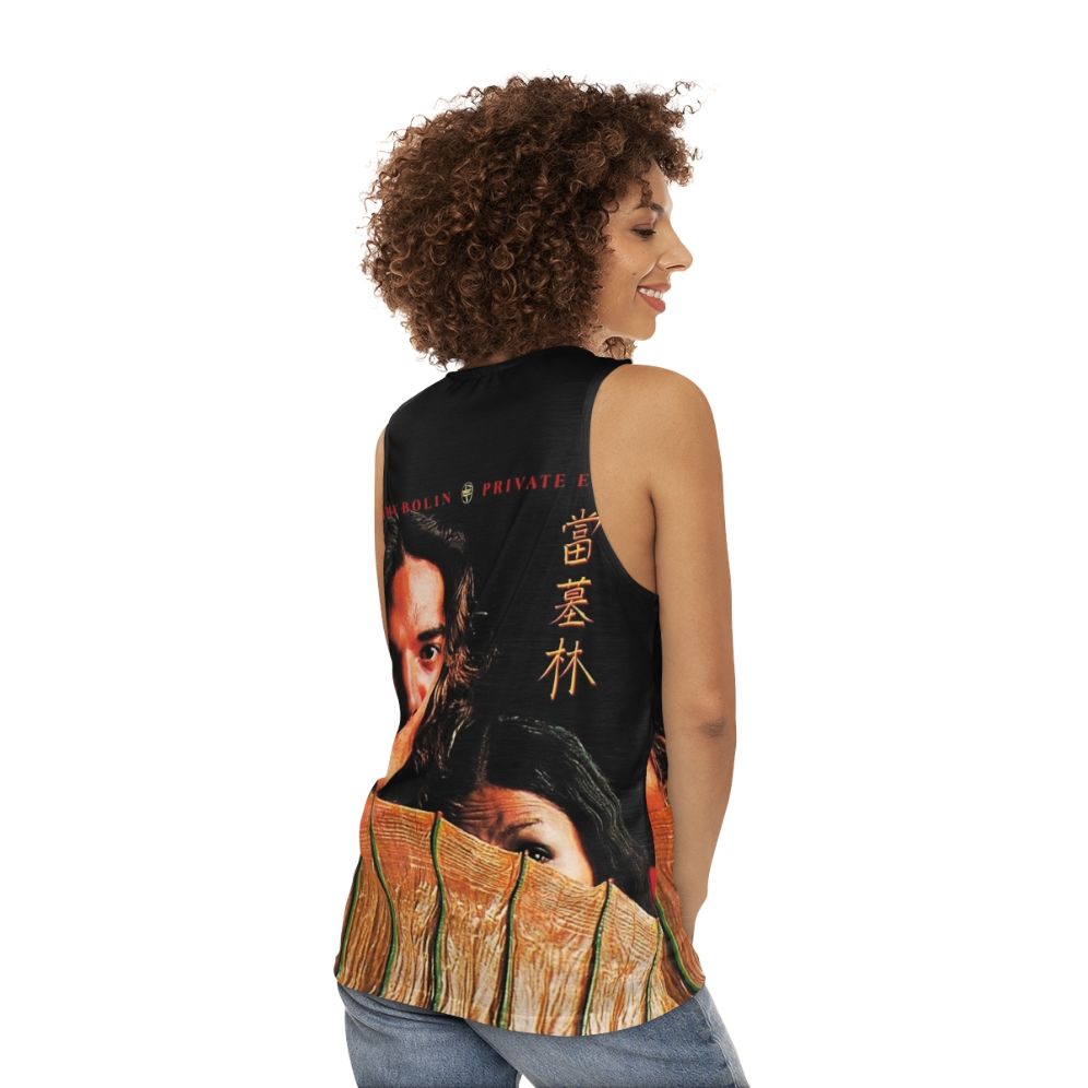 Tommy Bolin Private Eyes Unisex Tank Top - women back