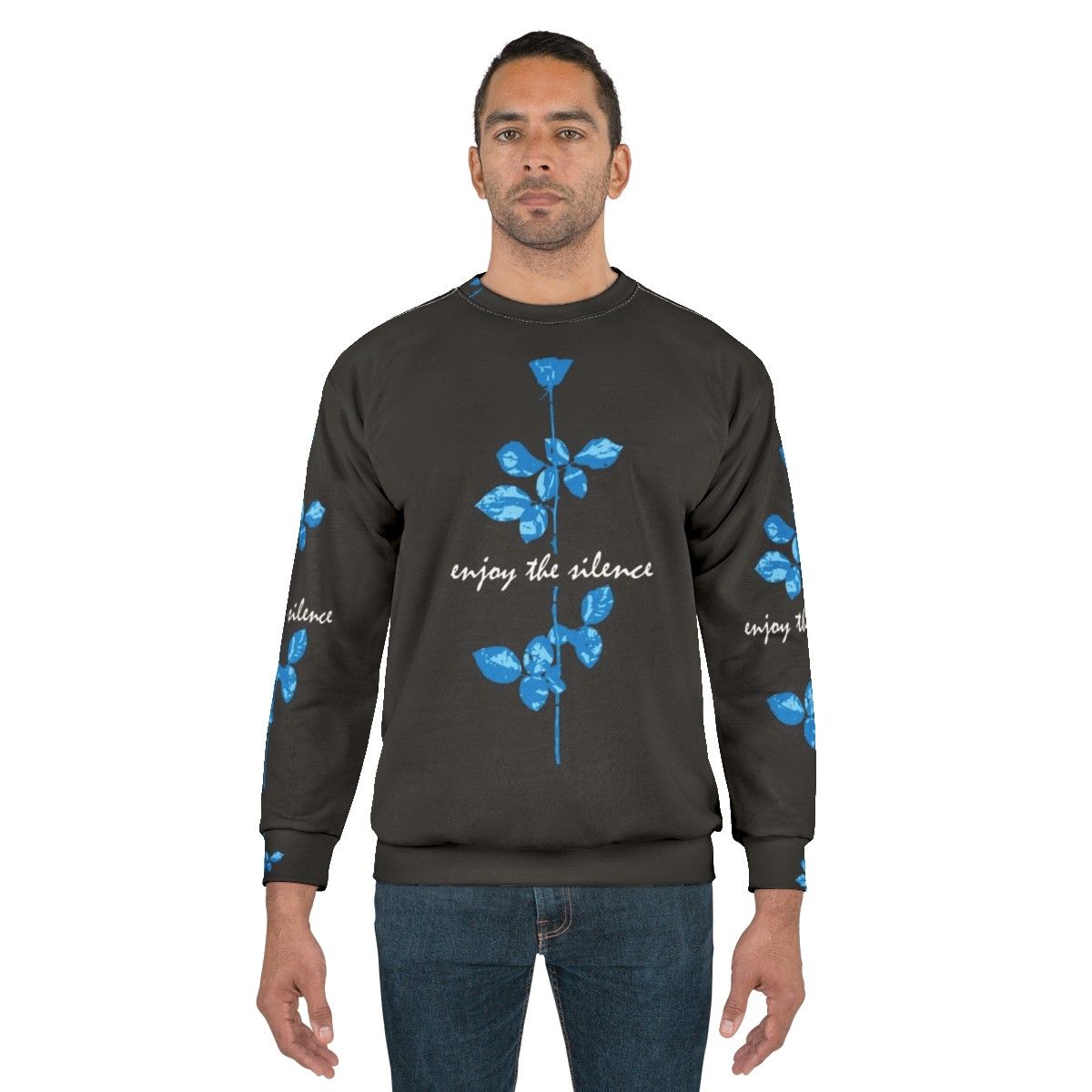 Depeche Mode 'Enjoy the Silence' Blue Sweatshirt - men