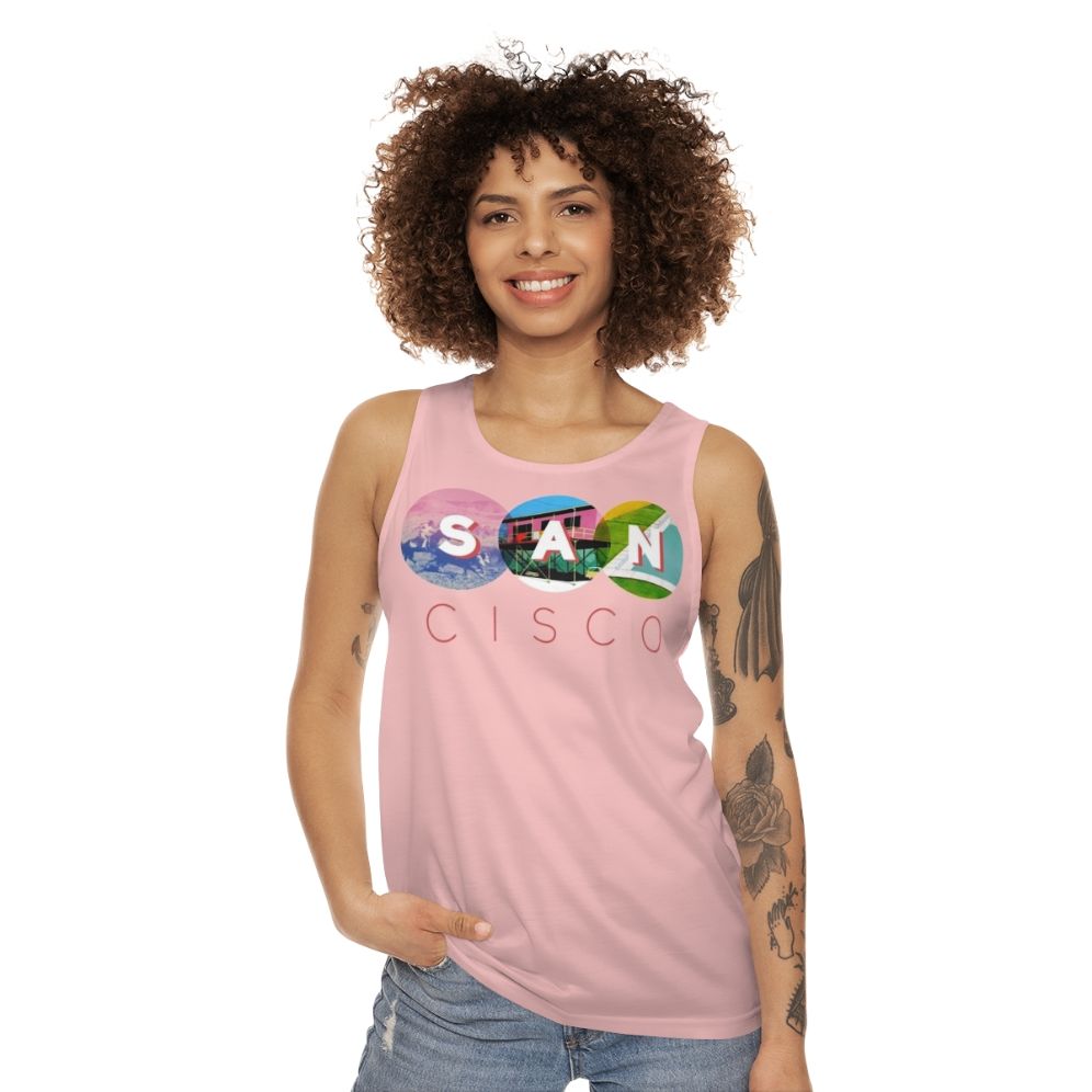 San Cisco Indie Music Unisex Tank Top - women