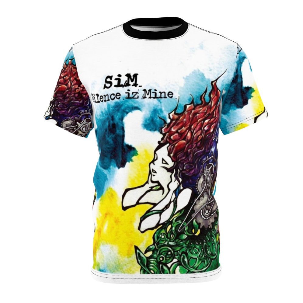 Silence Is Mine album music t-shirt with band design