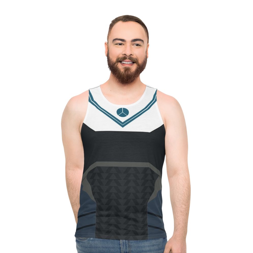 Destiny inspired armour unisex tank top - men