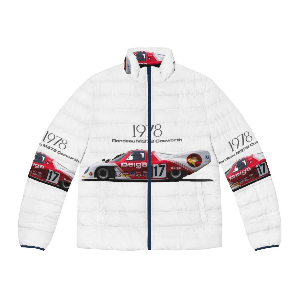 Rondeau M378 Cosworth Puffer Jacket - Vintage Racing Inspired Outerwear