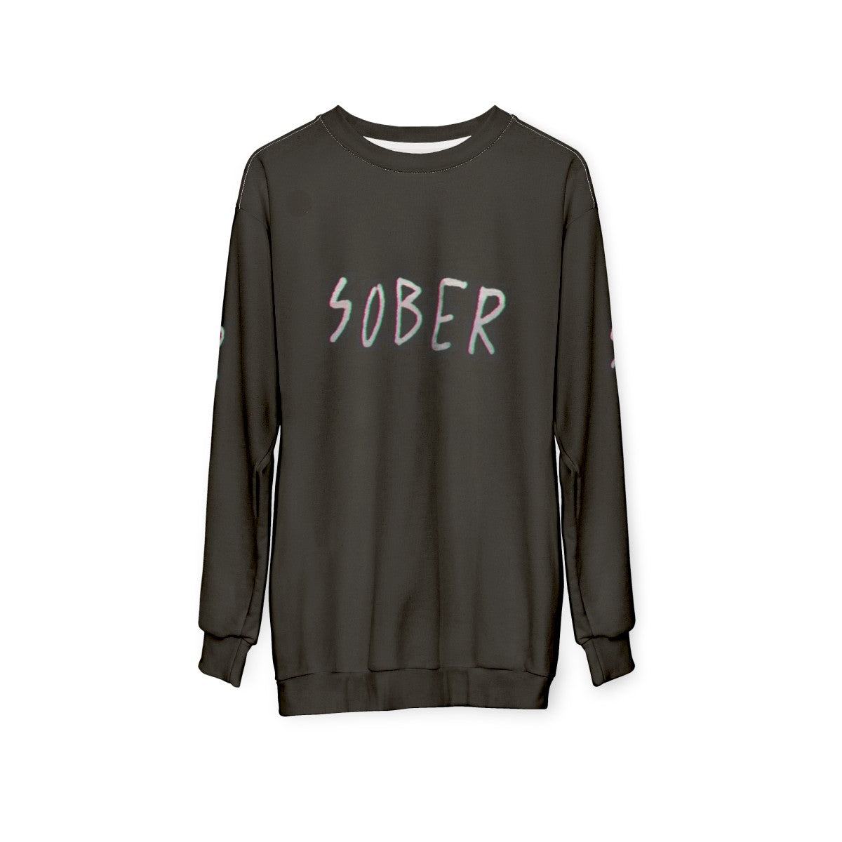 Sober Sweatshirt with Demi Lovato Lyrics - hanging