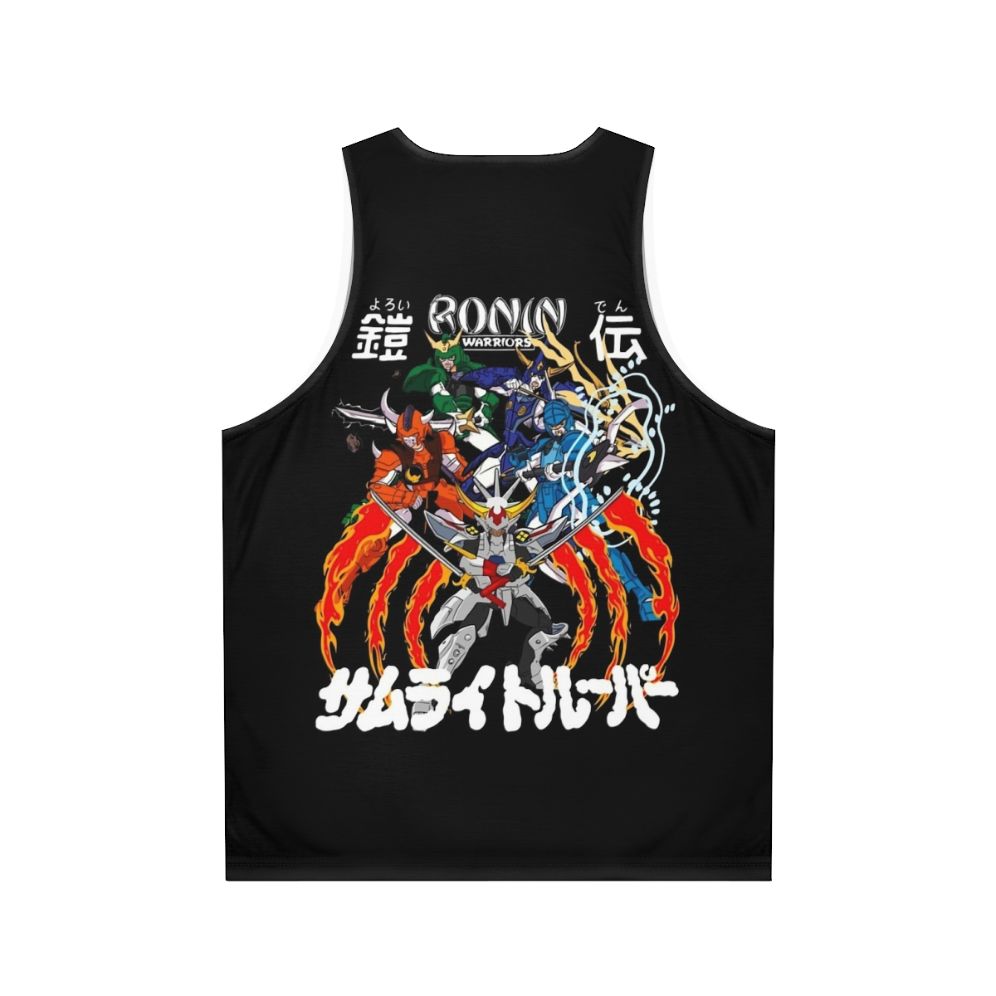 Ronin Warriors anime unisex tank top - Back