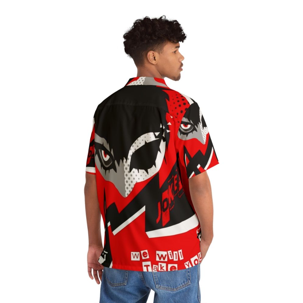 Persona 5 Joker "Take Your Heart" Hawaiian Shirt - People Back