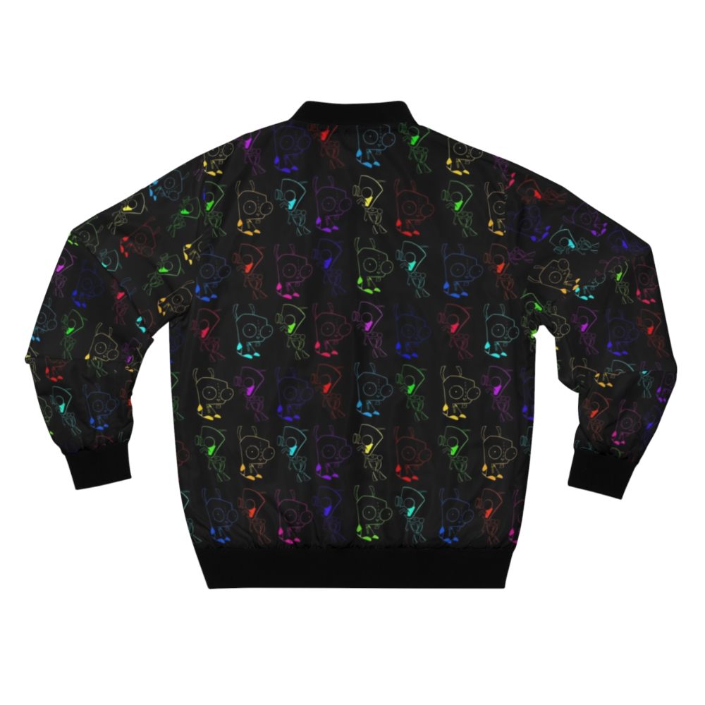 Invader Zim Gir Retro Bomber Jacket - Back