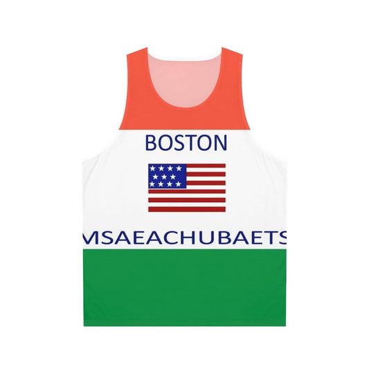 Boston Massachusetts meme unisex tank top