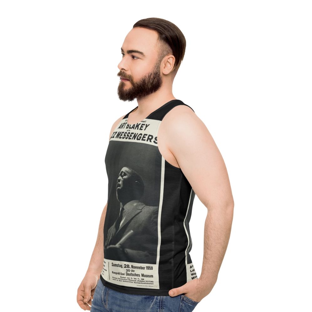 Art Blakey and The Jazz Messengers Unisex Tank Top - men side