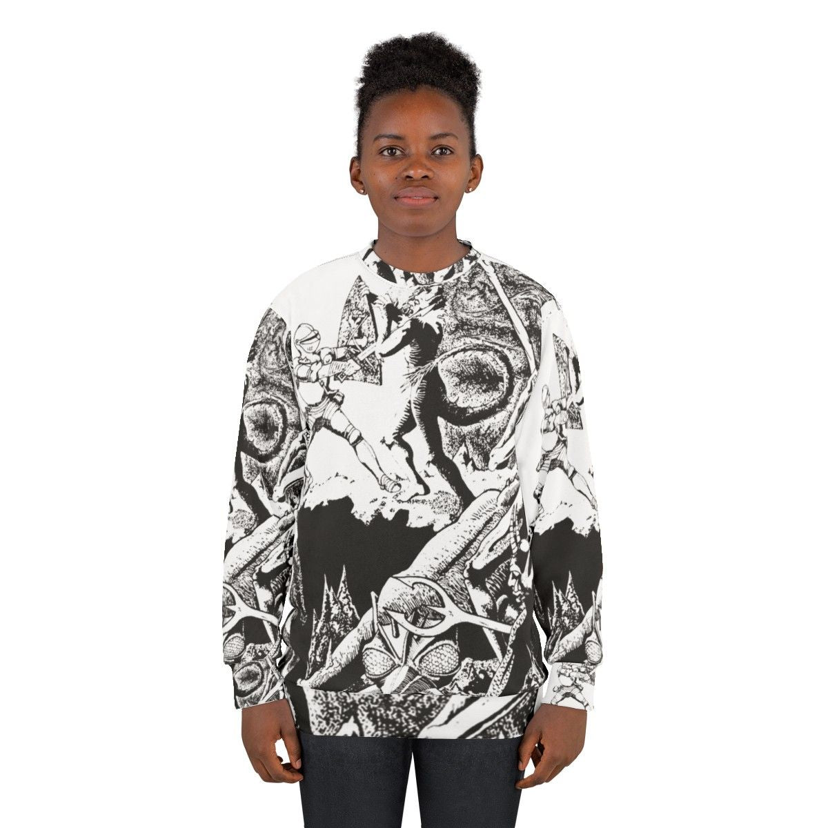 Paladin in Hell Dungeons and Dragons Sweatshirt - women