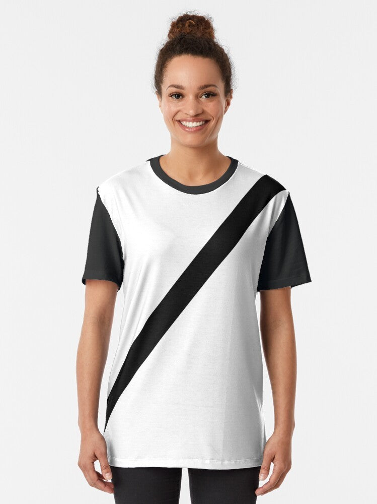 Safety belt car seat belt graphic t-shirt to avoid the fine - Women