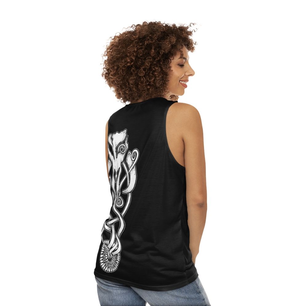 Mandalorian Sarlacc Knot Unisex Tank Top - women back