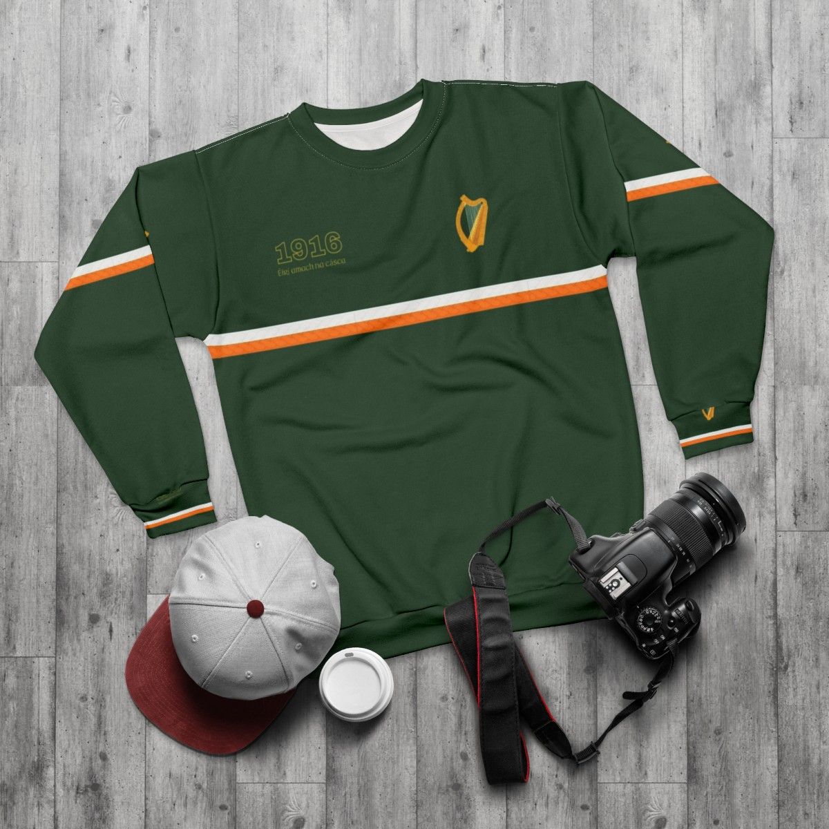 1916 Easter Rising Commemorative Irish History Sweatshirt - flat lay