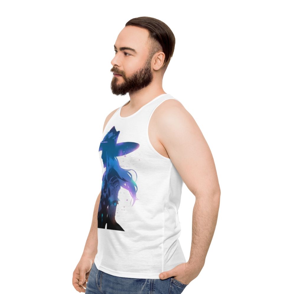 Ashe Overwatch Unisex Gaming Tank Top - men side