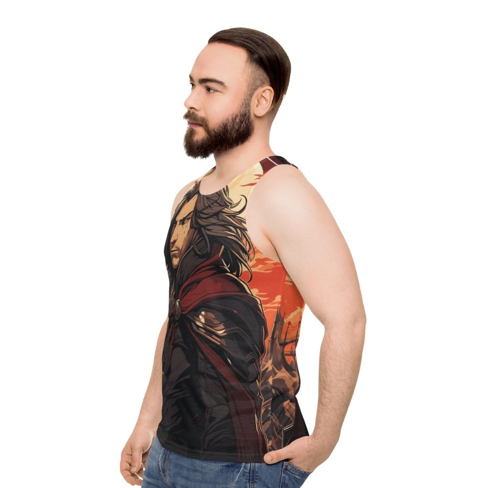 Castlevania Netflix Unisex Vampire Tank Top - men side