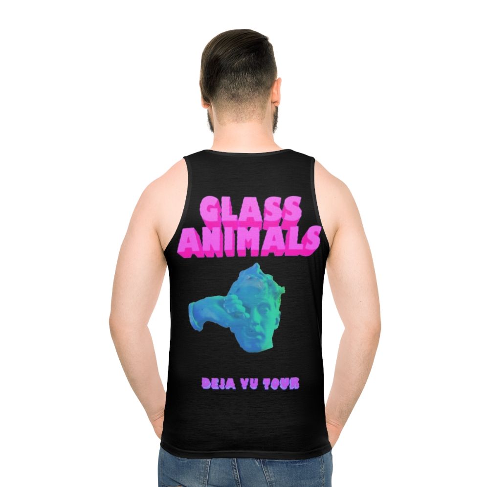 Glass Animals Deja Vu Unisex Tank Top - men back