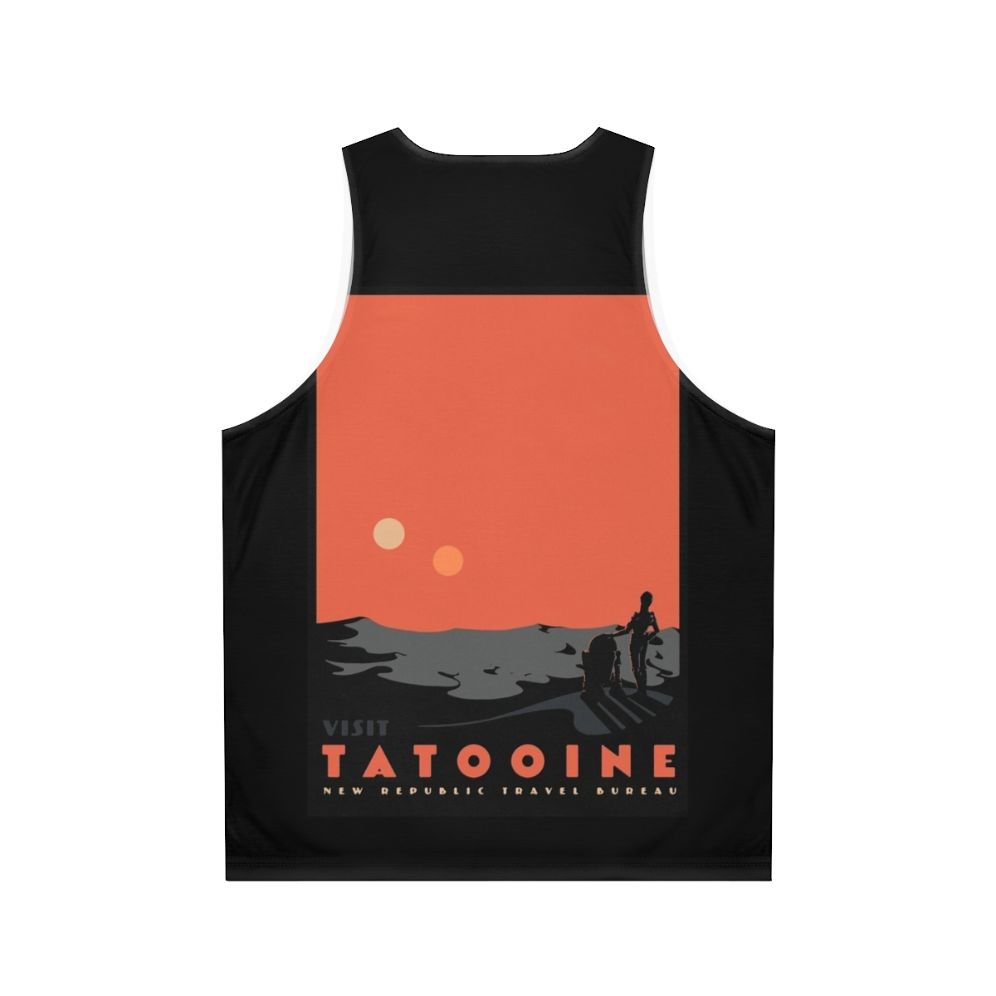 Explore Tatooine Unisex Star Wars Tank Top - Back