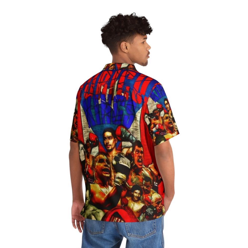 Boricua Kings Puerto Rican Boxing Hawaiian Shirt - People Back