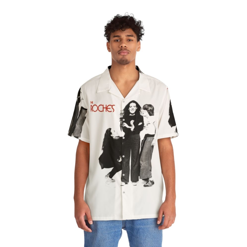 The Roches Hawaiian Shirt featuring folk music artwork - People Front