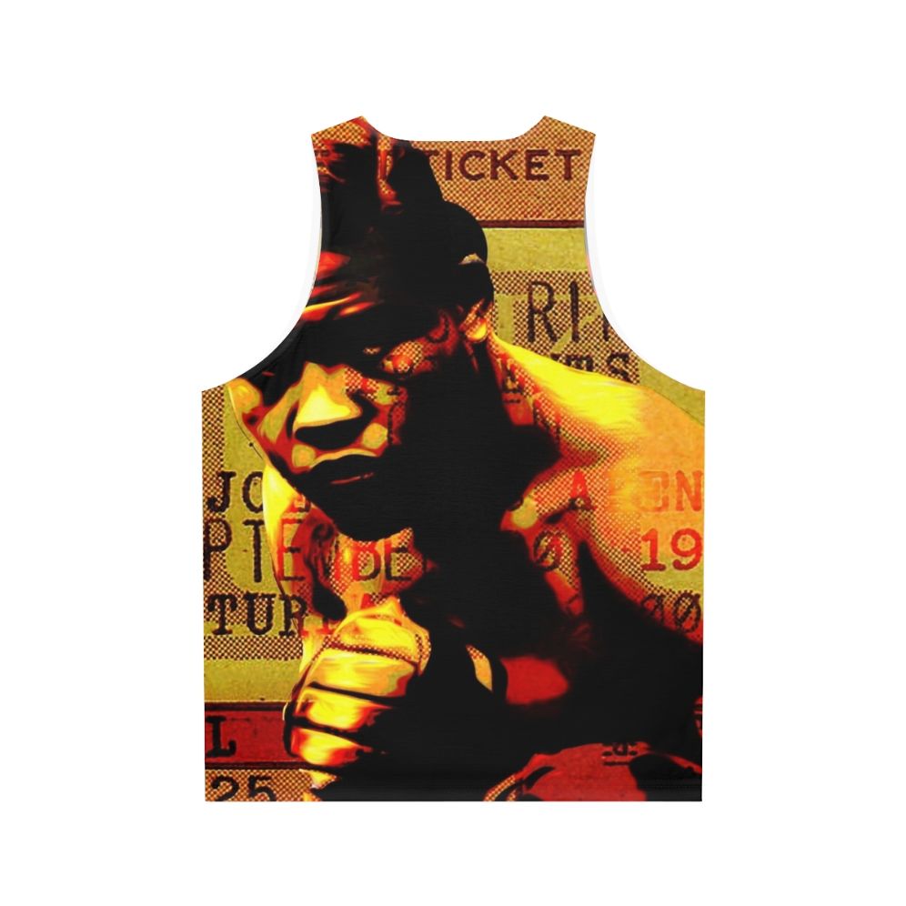 Joe Louis "Brown Bomber" Unisex Boxing Tank Top - Back