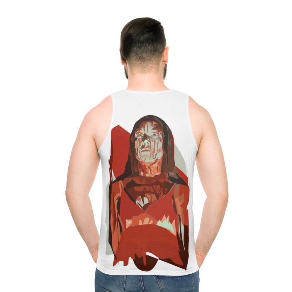 Carrie White horror cult classic 70s unisex tank top - men back