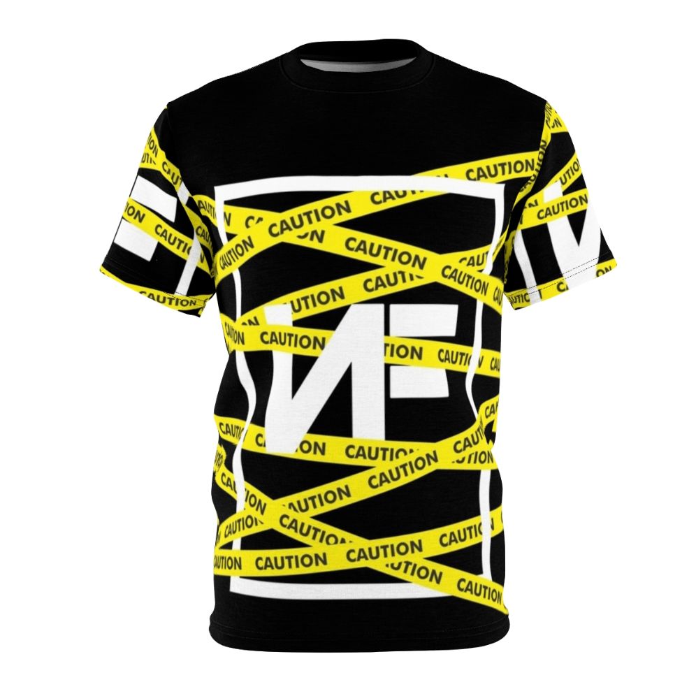 Nf Caution Inspired T-Shirt with Rap and Hip Hop Themed Graphics