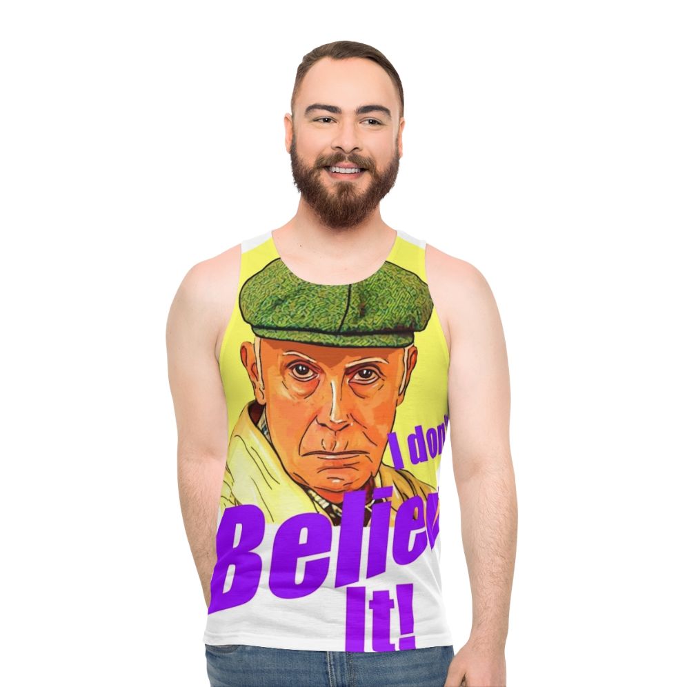 "Victor Meldrew 'I Don't Believe It' Unisex Tank Top" - men