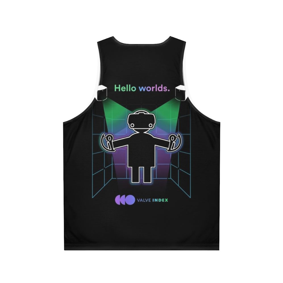 Valve Index VR Headset Unisex Tank Top - Back