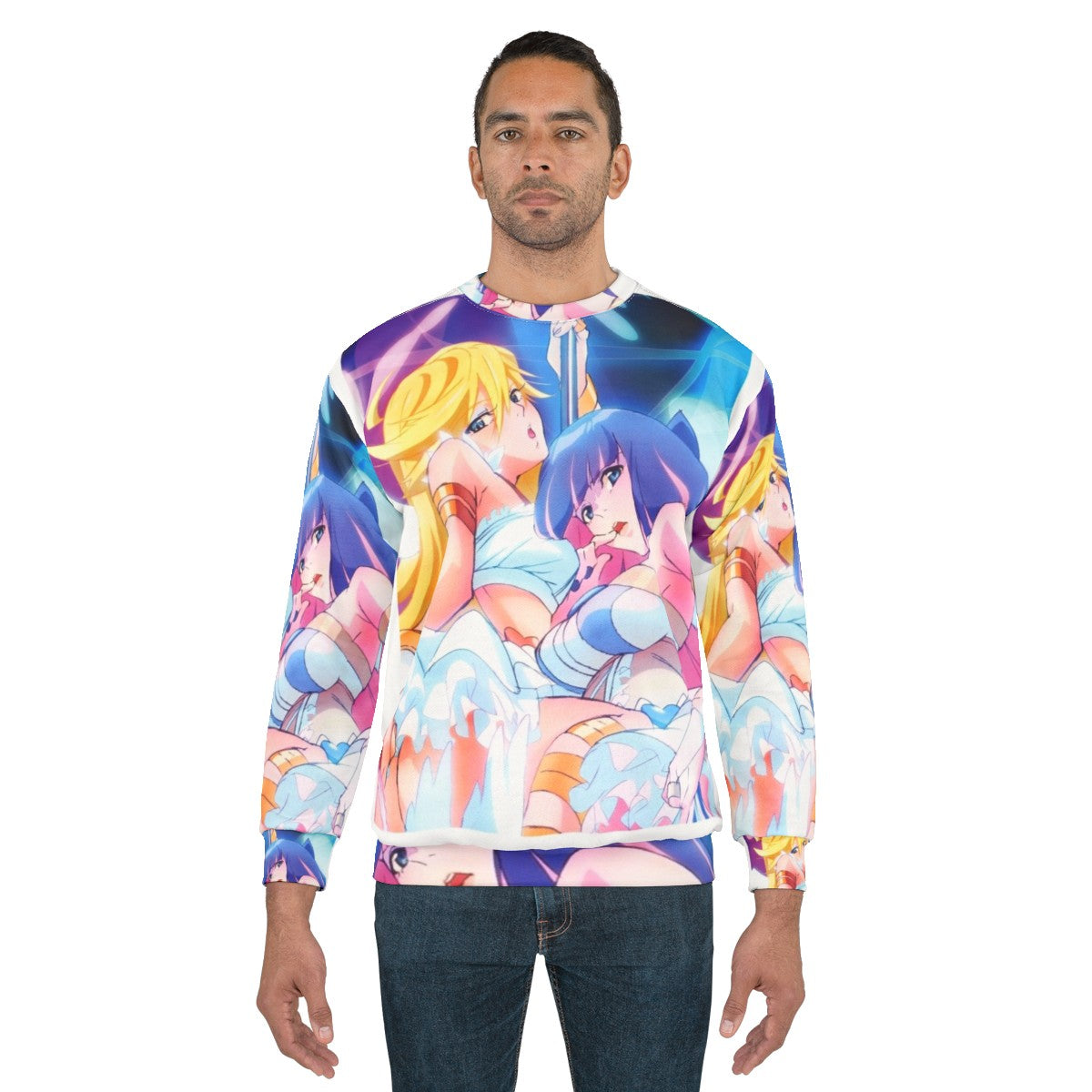 Panty and Stocking anime-inspired sweatshirt - men