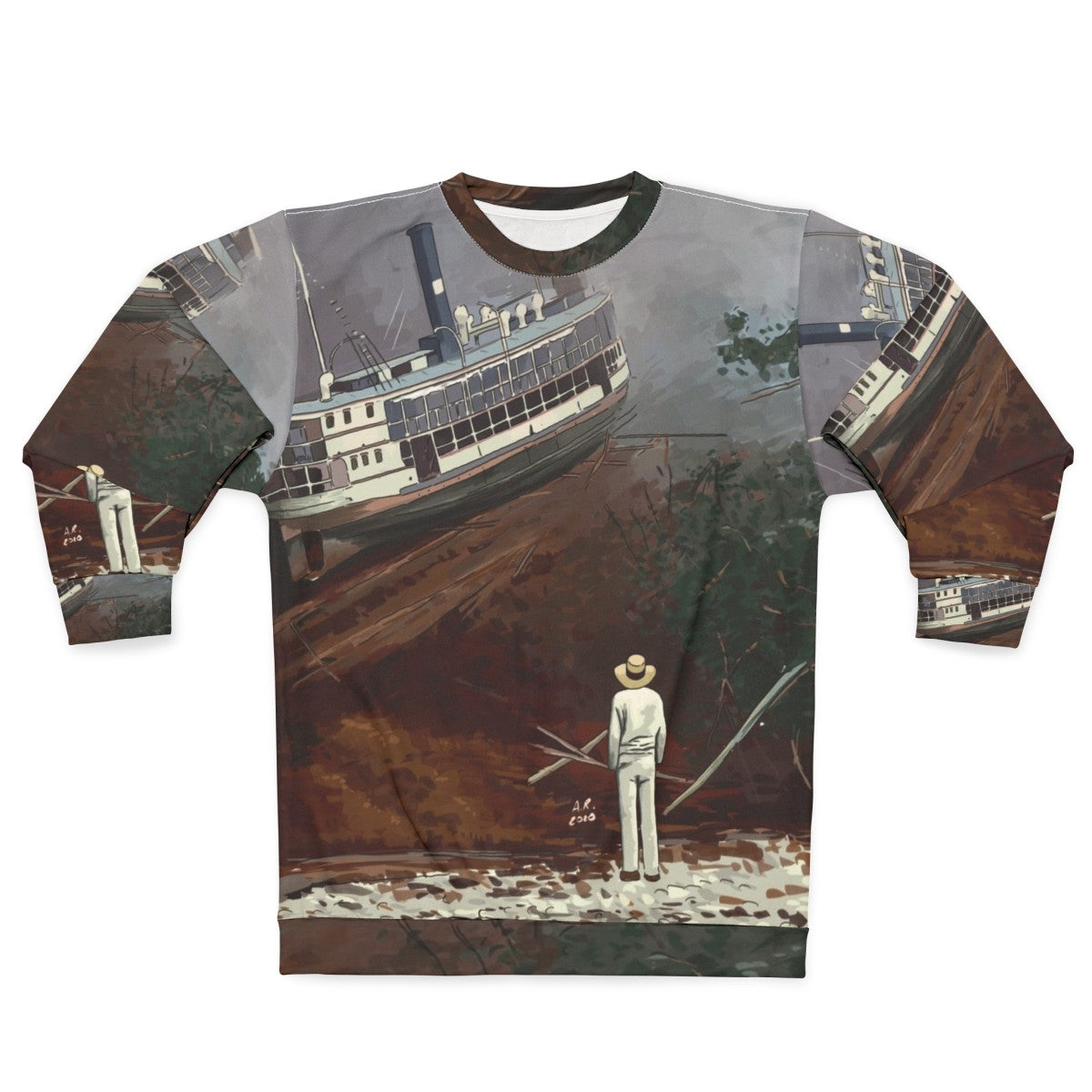 Fitzcarraldo Werner Herzog Classic Movie Illustration Sweatshirt