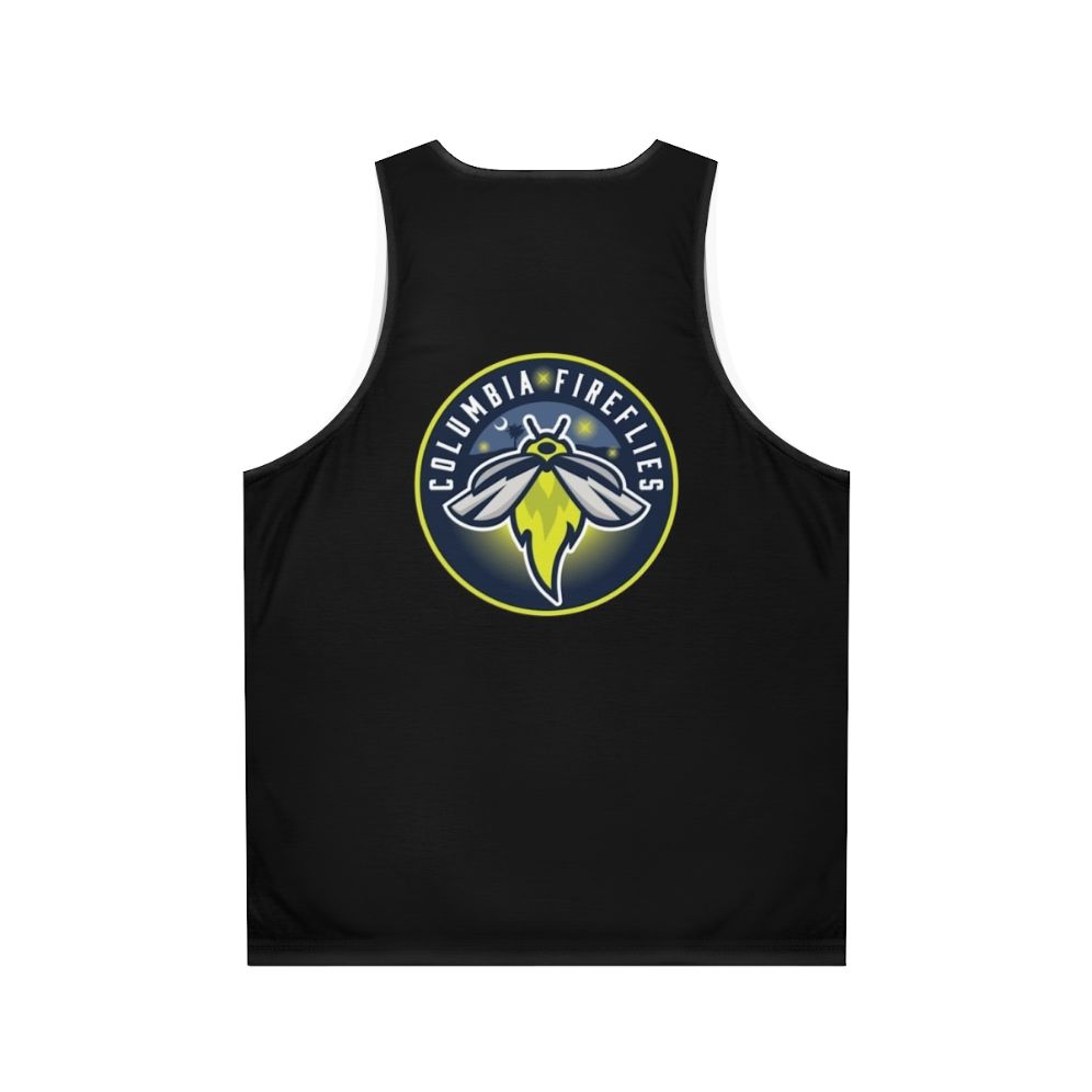 Unisex Columbia Fireflies team spirit athletic tank top - Back