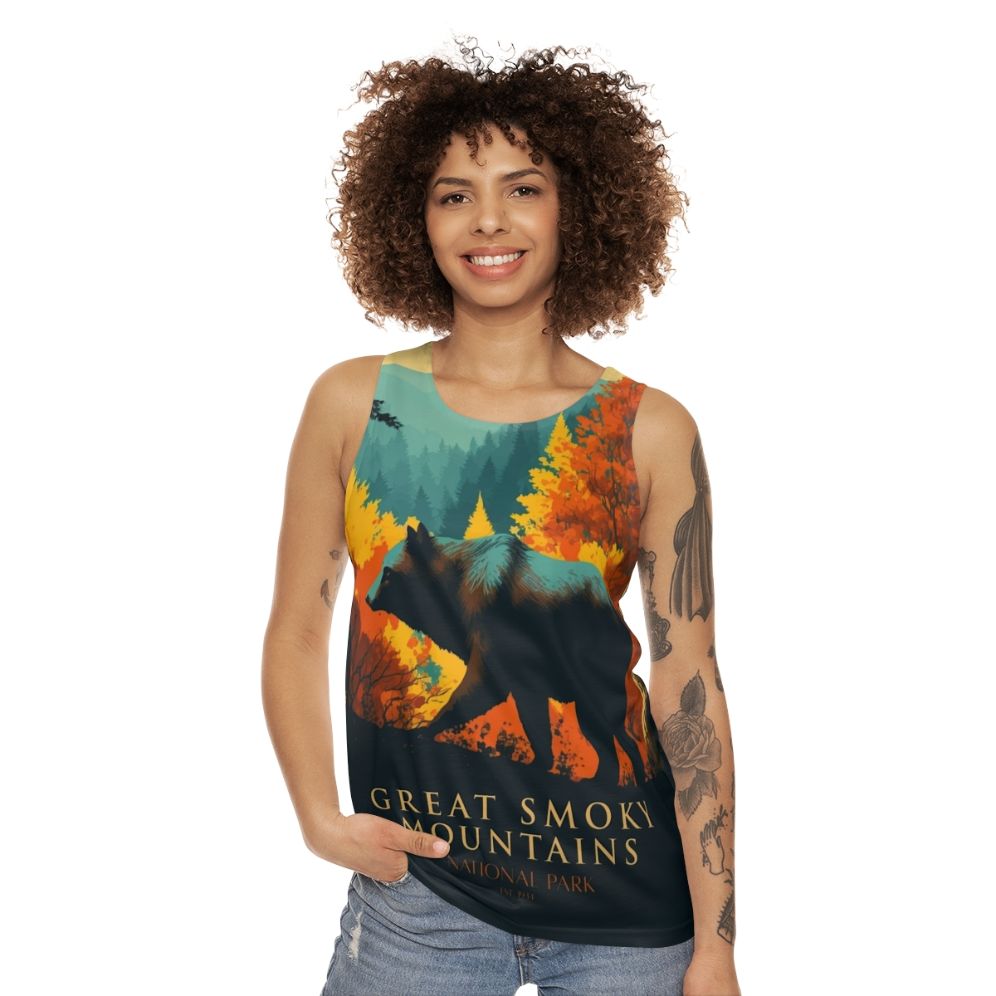 Great Smoky Mountains Unisex Tank Top - women