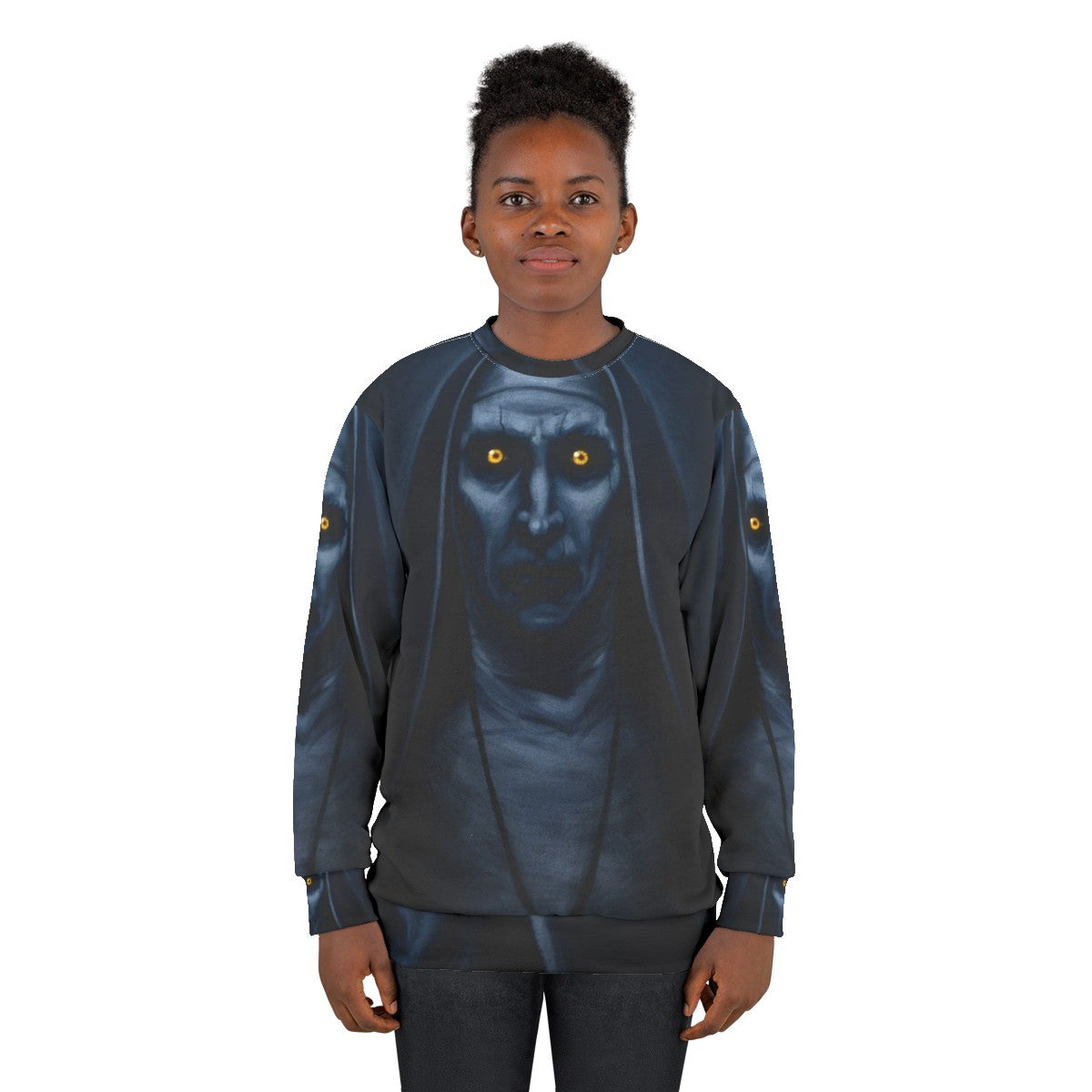 Valak painting horror sweatshirt - women