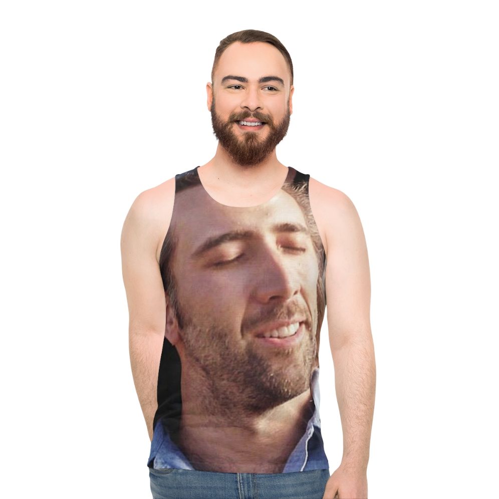 Nicolas Cage Unisex Tank Top - men