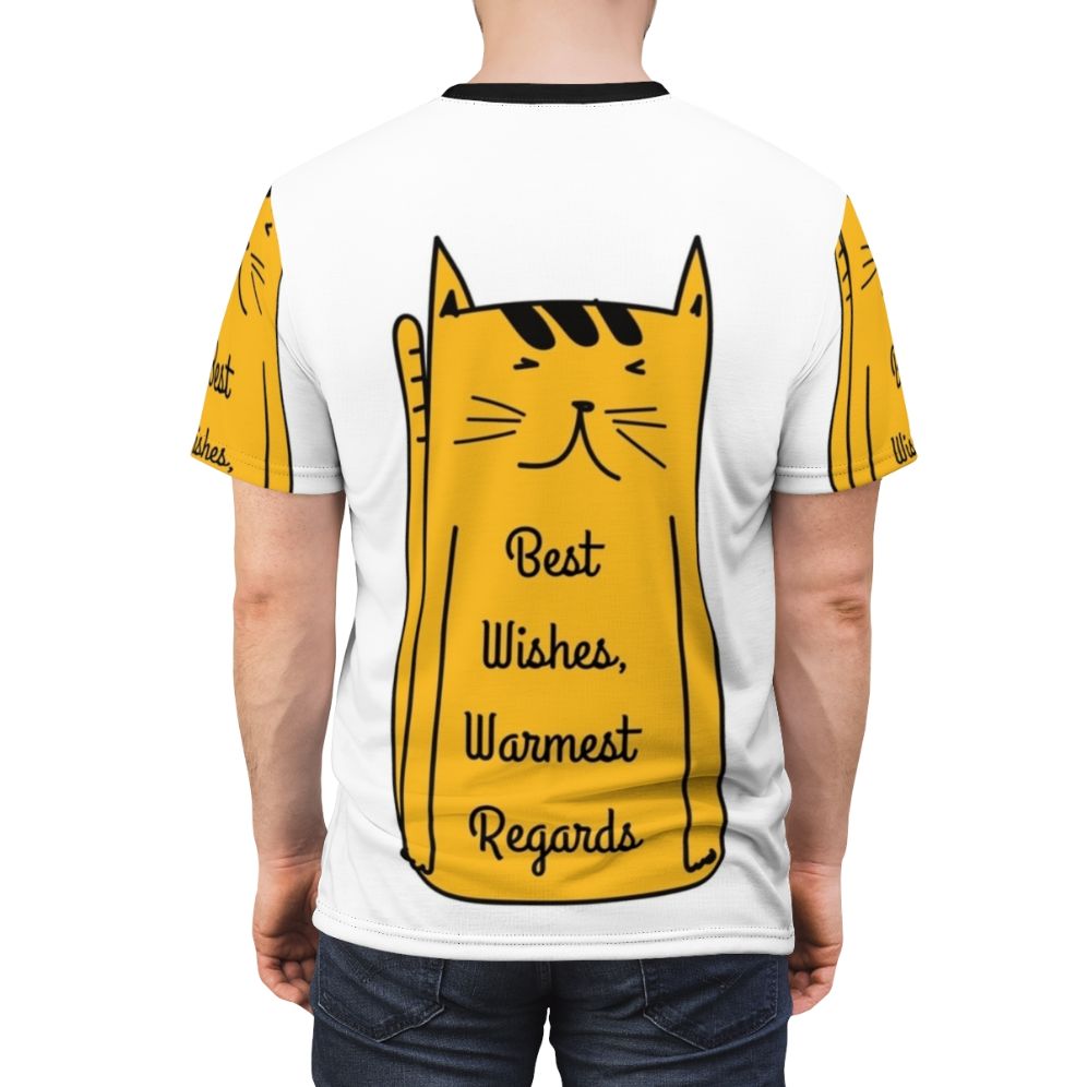 "Best Wishes Warmest Regards" t-shirt inspired by the TV show Schitt's Creek - men back