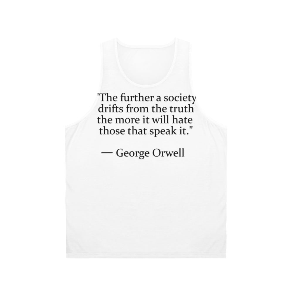 George Orwell truth quote unisex tank top