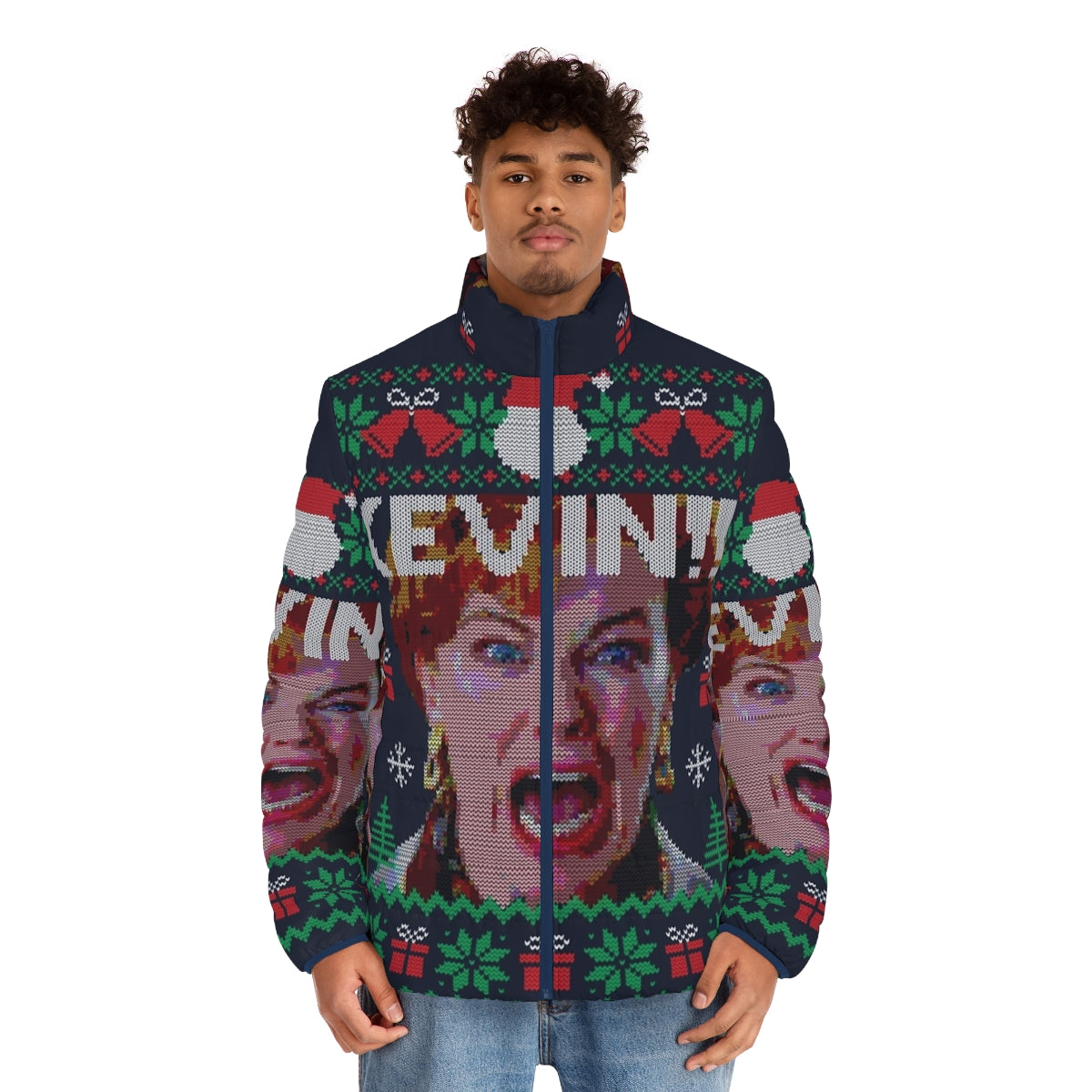 Cozy Kevin Puffer Jacket from the Home Alone movie - men front