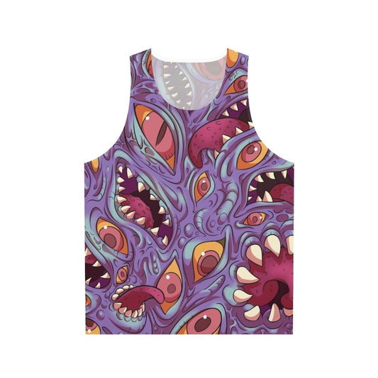 Lovecraftian unisex tank top with eldritch horror design