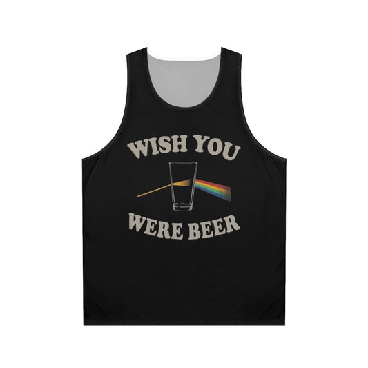 Wish You Were Beer Unisex Retro 70s Tank Top