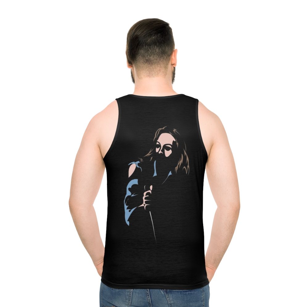 Laurie Strode horror movie tank top - men back