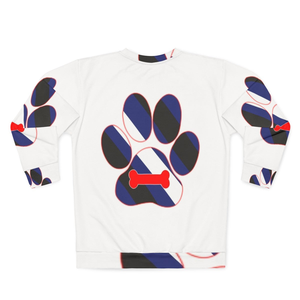 Puppy play paw pride sweatshirt - Back