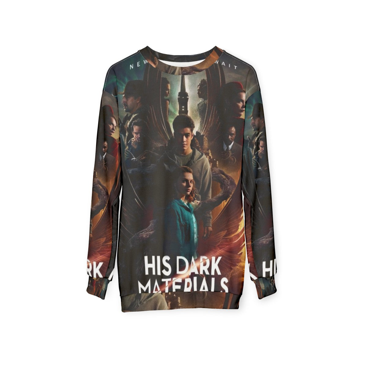 "His Dark Materials Fantasy Sweatshirt featuring Lyra Belacqua" - hanging