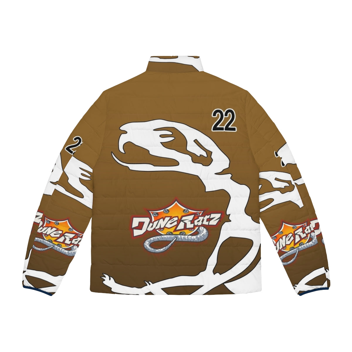 Hot Wheels Acceleracers Cosplay Puffer Jacket featuring Vert Wheeler inspired design - Back