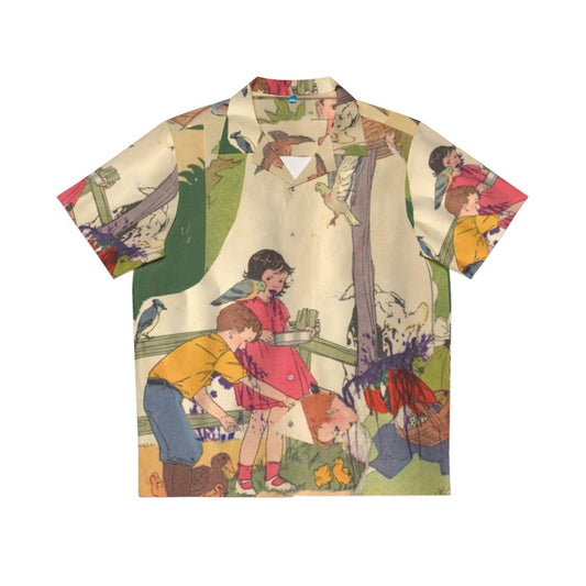 Indie Rock Hawaiian Shirt with Animal Collective 'Feels' Design