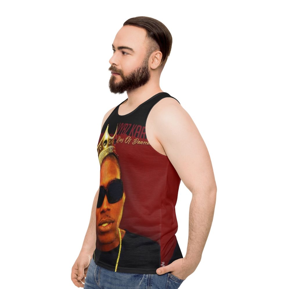 Vybz Kartel Dancehall Unisex Tank Top - men side