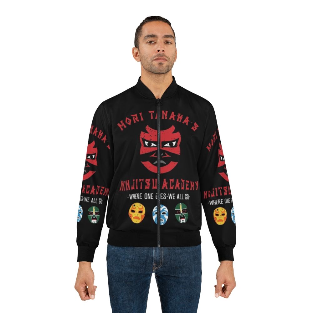 3 Ninjas Ninjitsu School Bomber Jacket, featuring Rocky, Colt, and Tum Tum - Lifestyle