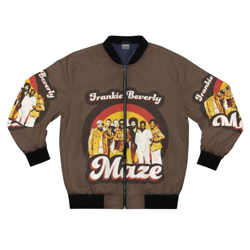 Frankie Beverly and Maze 70s Funky Soul Bomber Jacket