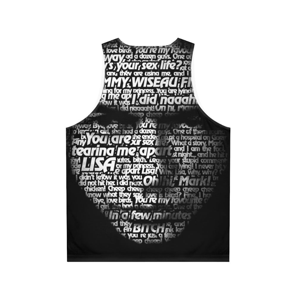 Tommy Wiseau The Room Cult Movie Unisex Tank Top - Back