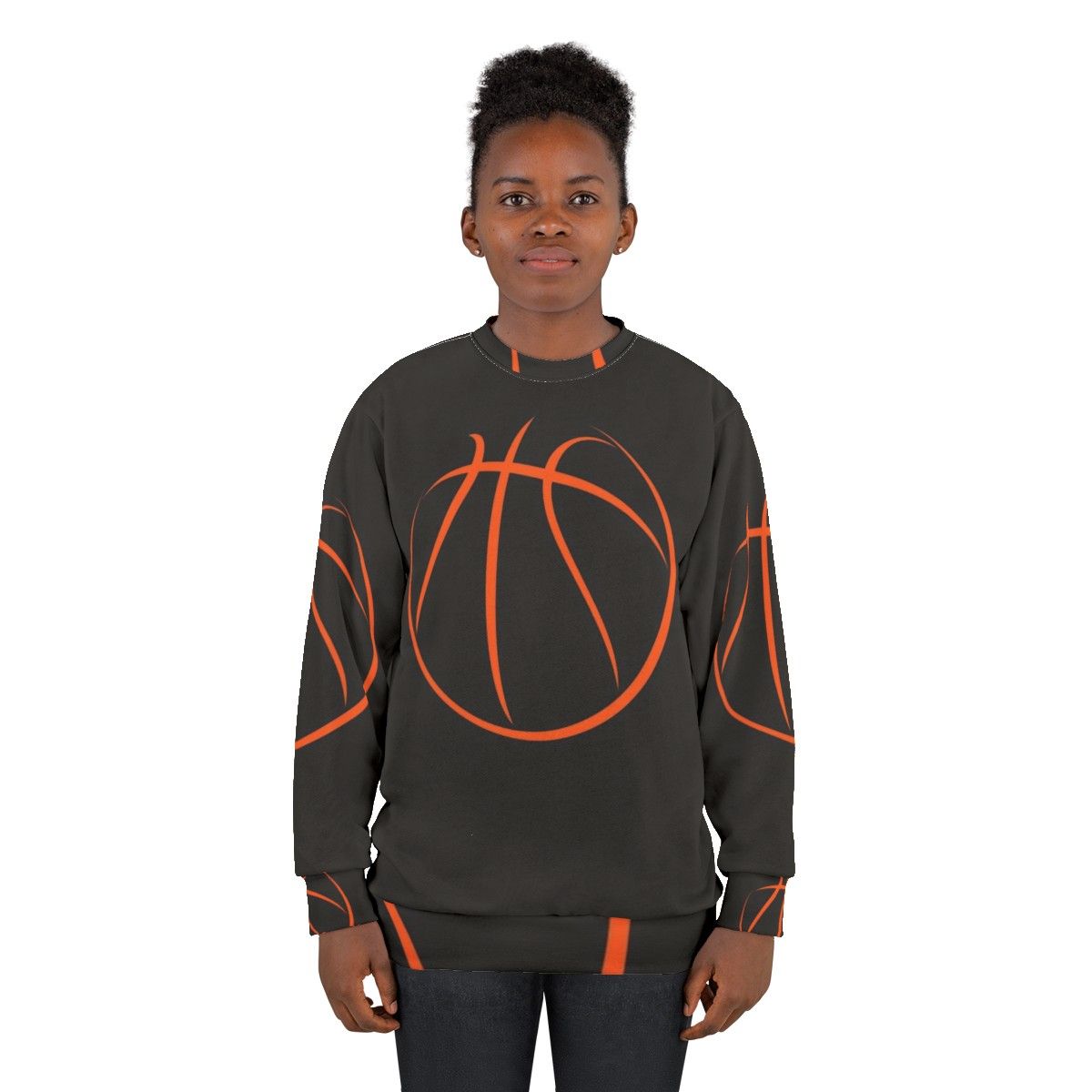 Basketball Sweatshirt for Sports Fans - women