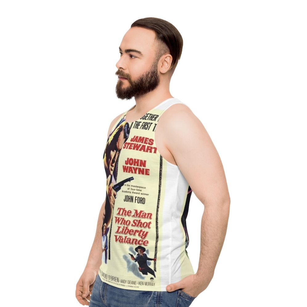 The Man Who Shot Liberty Valance Unisex Tank Top - men side