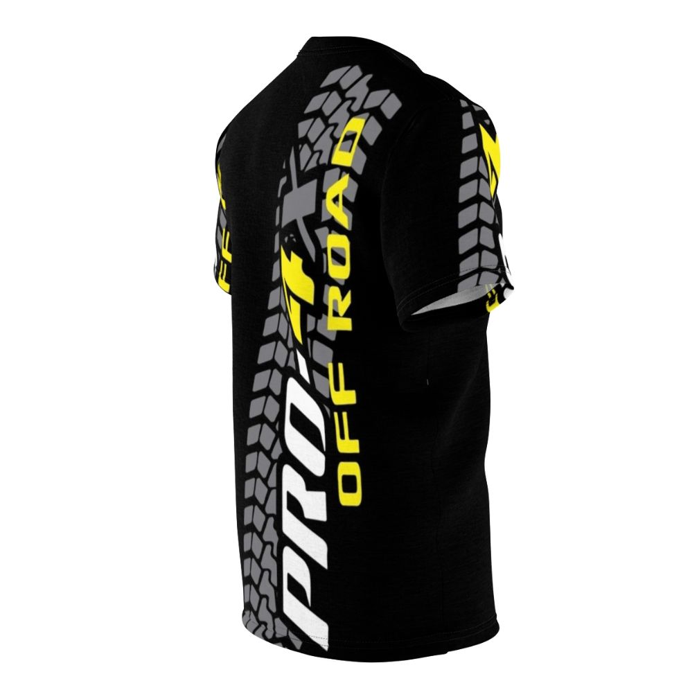 Pro 4X inspired t-shirt featuring Nissan off-road design - men right